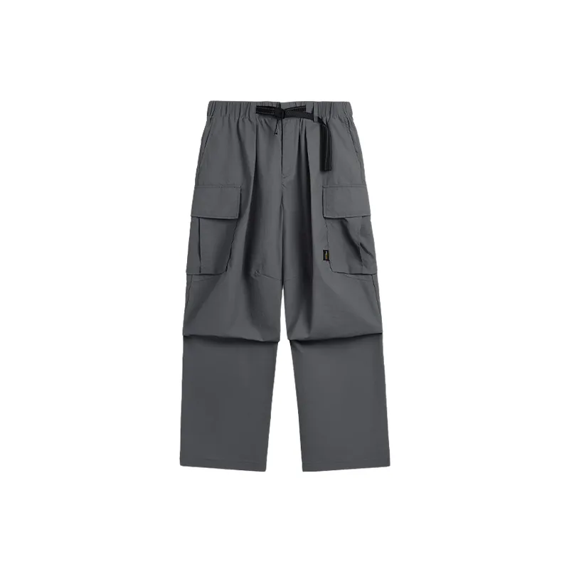 Basics Simple 100% Nylon Casual Pants-5