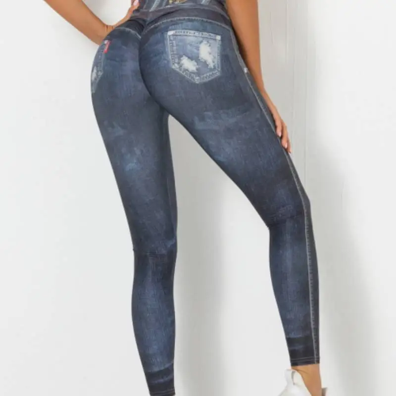 Retro Simple Jeans-5