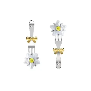 Fashionable Pearl Bow Earring