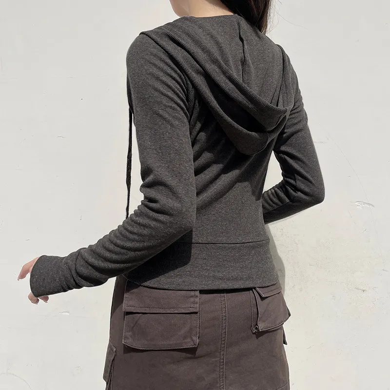 Casual Basics Ribbed Fabric Sweatshirt-5