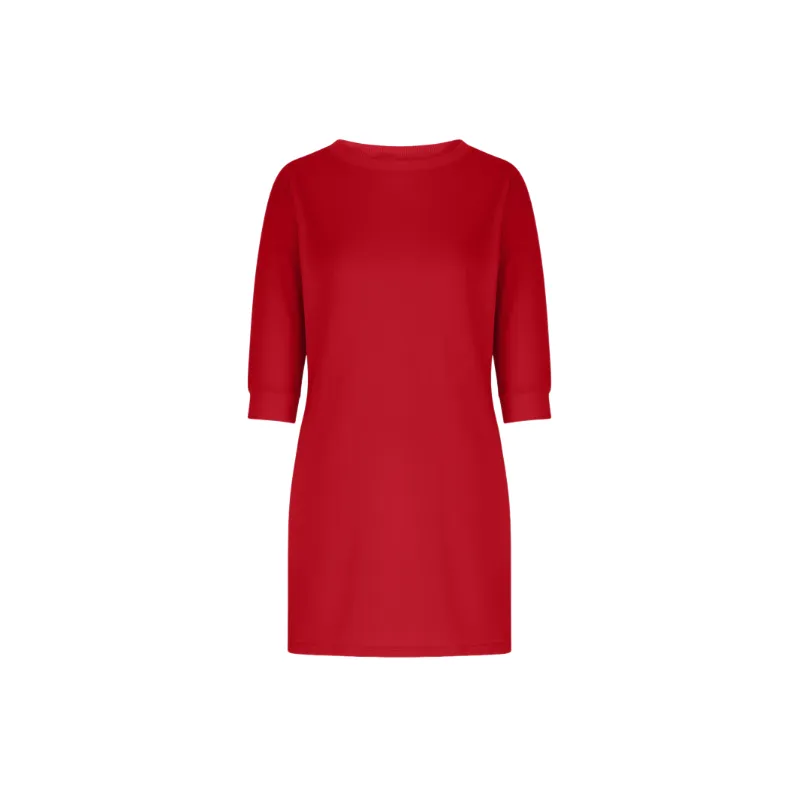 Casual Loose Polyester Dress Women-6