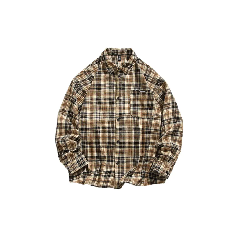 Loose Casual Cotton Blended Fabric Shirt-2