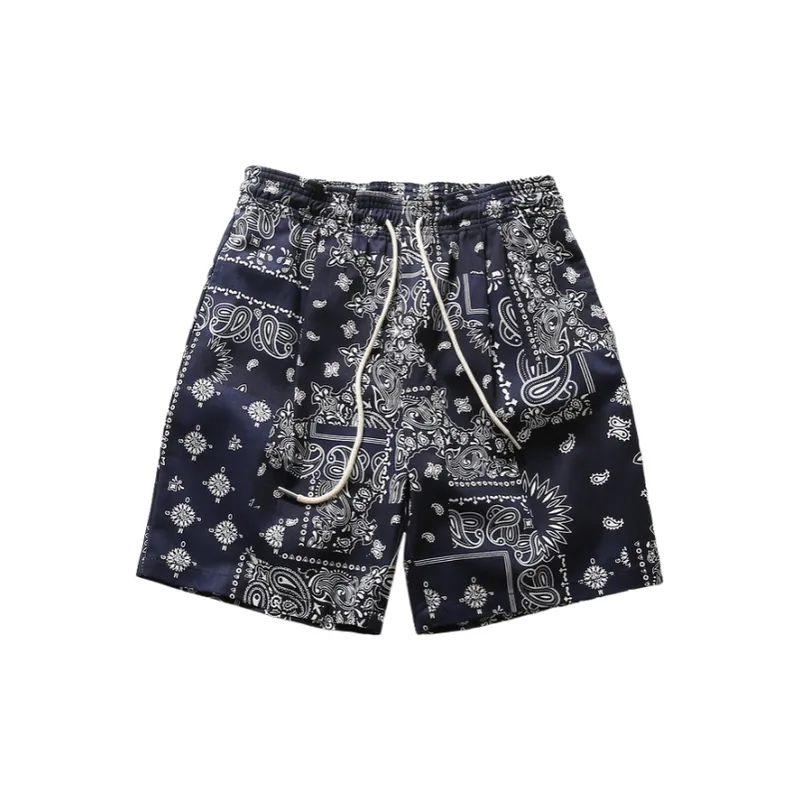 Cashew Flower Retro Hip Hop Sports Pants-6
