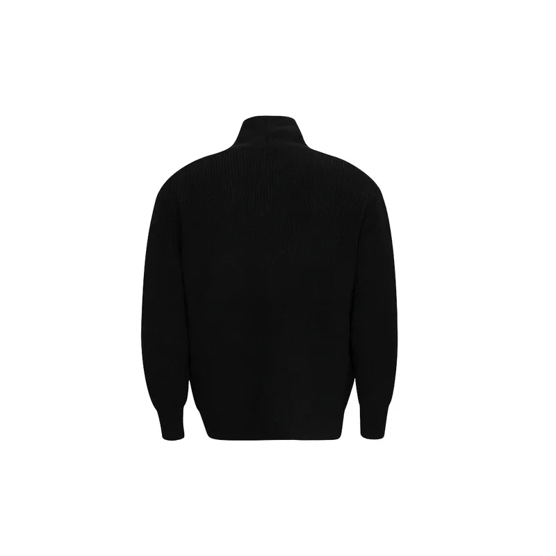 Button Loose Sweater-5