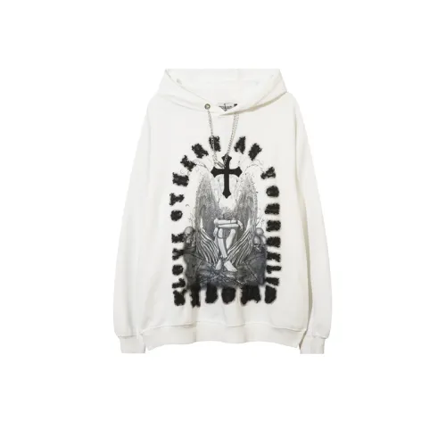 Dark Street Style Creative Angel Fleece Hoodie