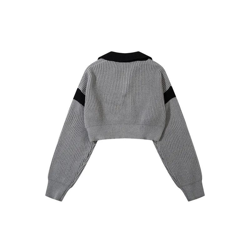 Retro Loose Acrylic Fibres Sweater Women-1