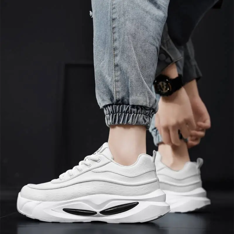 Sporty Plain Chunky Sneakers-2