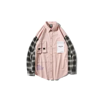 Astronaut Print Plaid Trendy Shirt