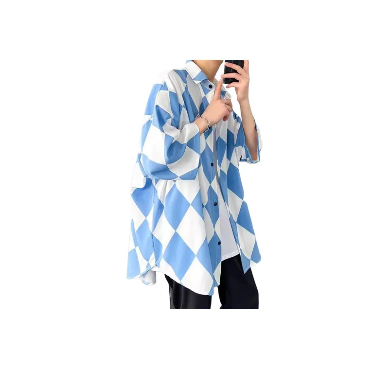Ice Silk Short Sleeved Shirt-0