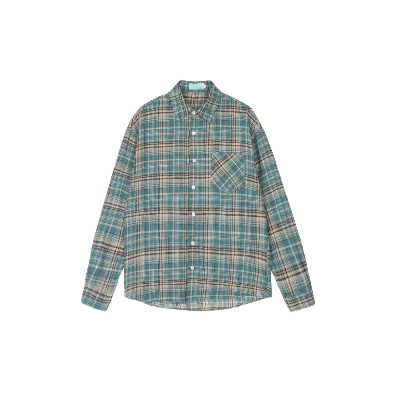 Fashionable Simple Cotton Shirt Unisex-0