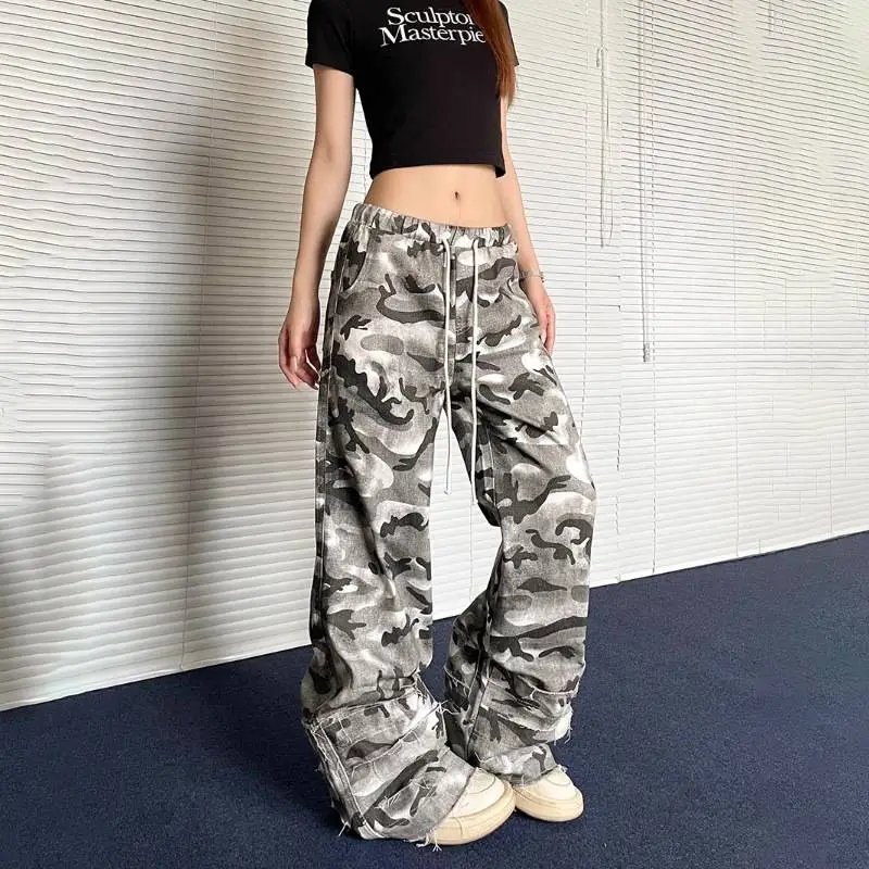 Retro Casual Straight Leg Jeans-2
