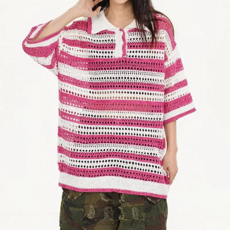 Casual Loose Polyester T-Shirt Unisex-2