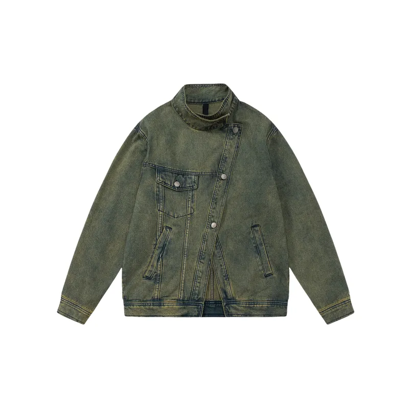 Fashionable Loose Denim Jacket-0