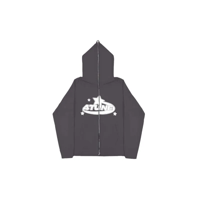 Simple Zipper Sweatshirt-1