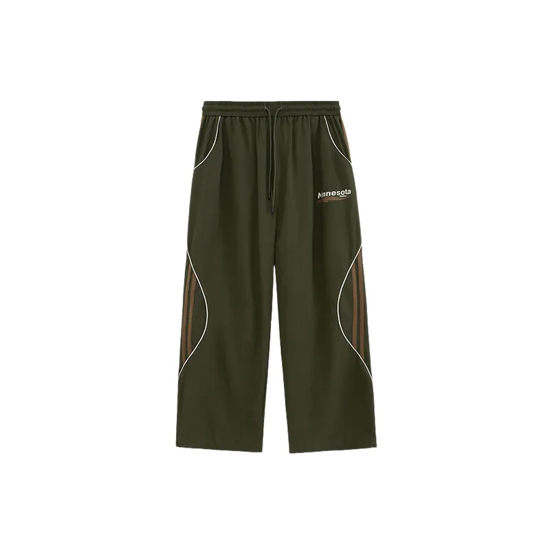 Casual Letter Nylon Sports Pants-9
