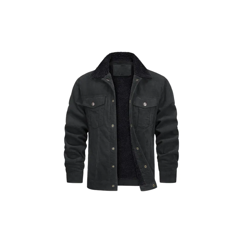 Casual Loose Corduroy Jacket-2