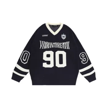 Casual Sporty Blended Synthetic Fabrics Sweater