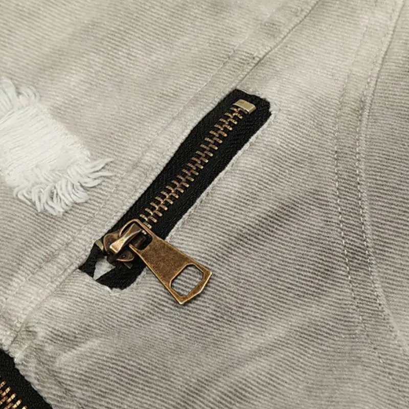 Street Zipper Jacket Women-4