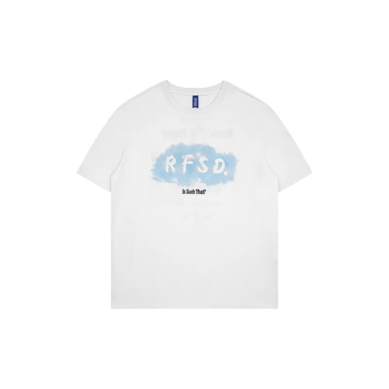 Loose Tide Street Cotton Printed Short Sleeve T shirt-0