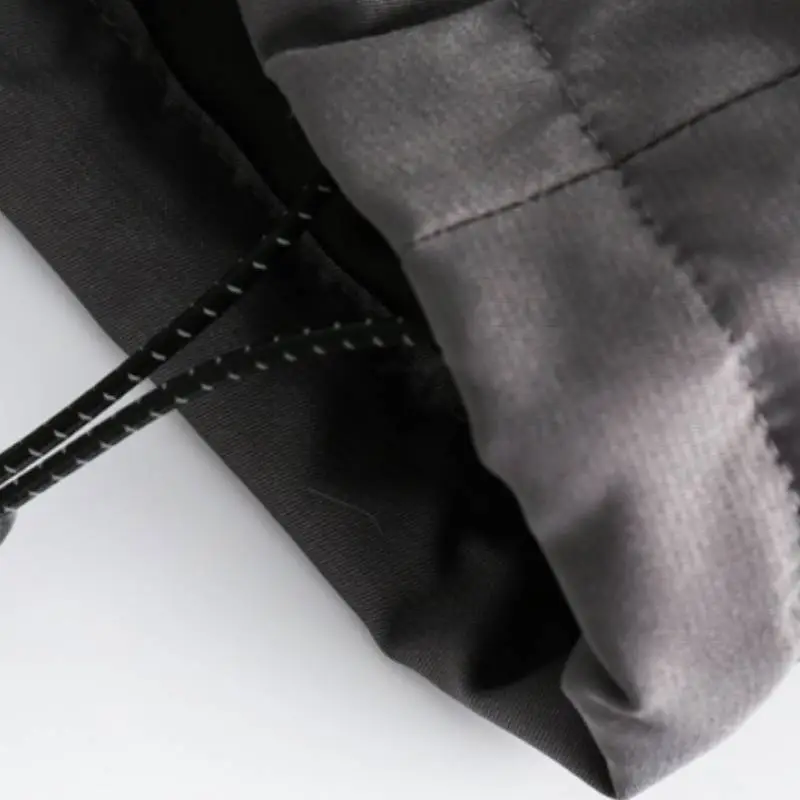 Fashionable Warming Blended Synthetic Fabrics Quilted Jacket-5