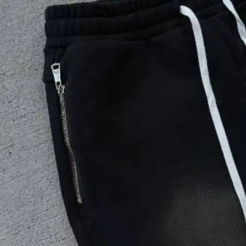 Simple Funky Cotton Casual Pants-3