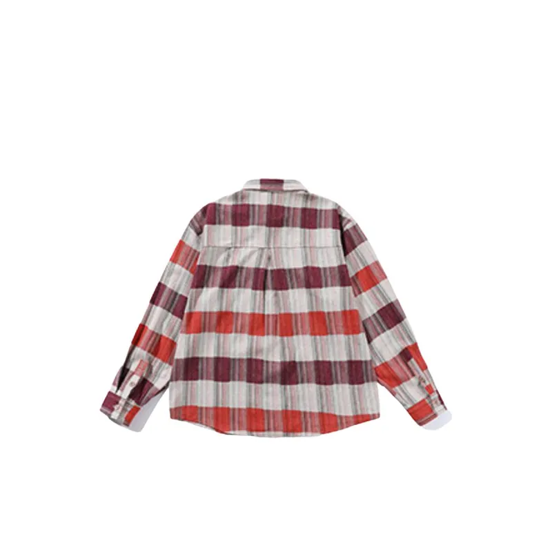 Color Line Plaid Shirt-5