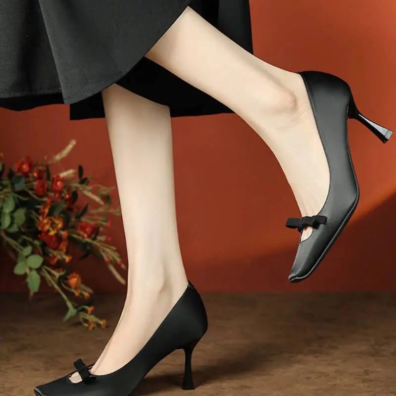 Fashionable Waterproof High Heels-8