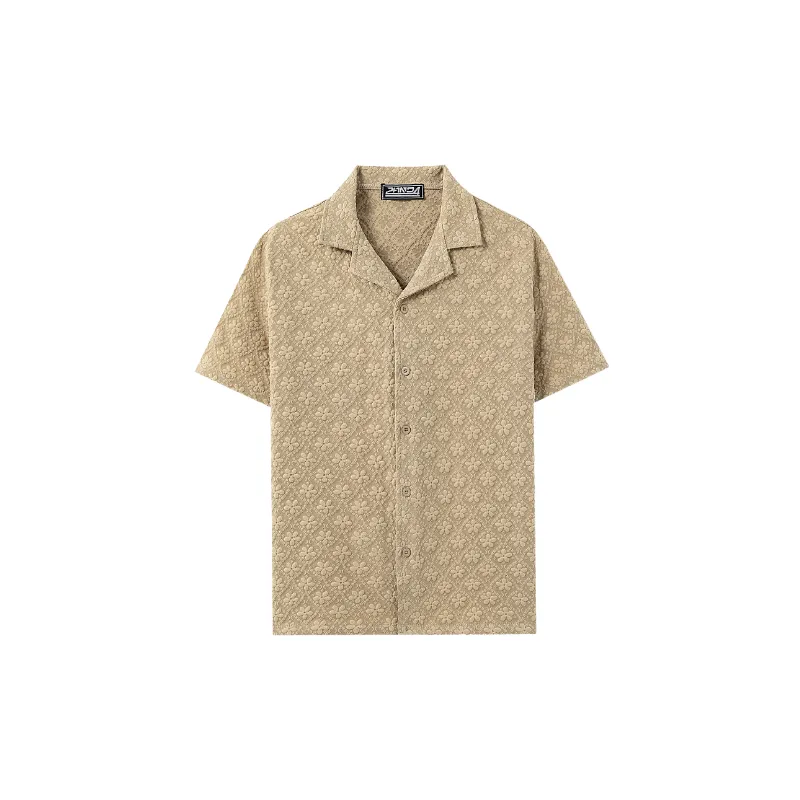 Fashionable Plain Polyester Shirt-3