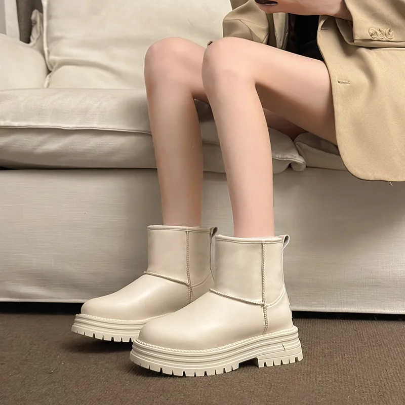 Simple Warm Snow Boots-4