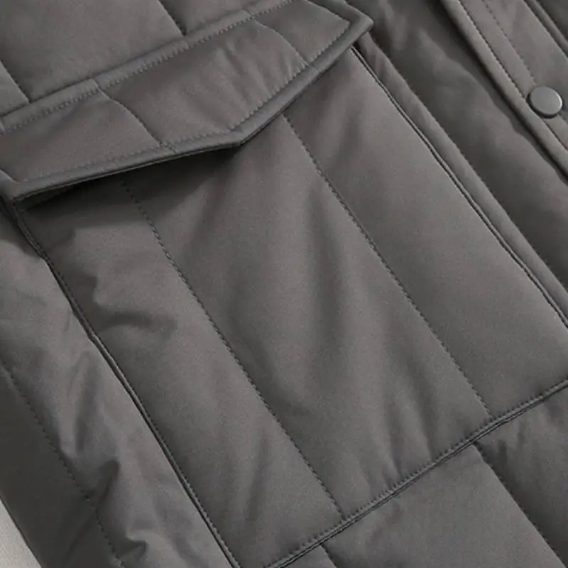 Fashionable Warming Quilted Jacket-4