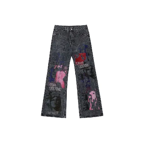 Fashionable Straight Leg Jeans