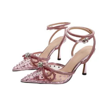 Elegant Rhinestone Mules