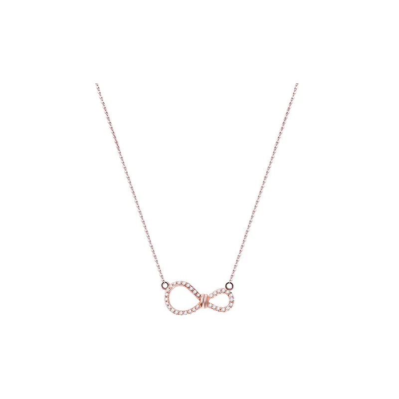 Simple Bow Necklace-2