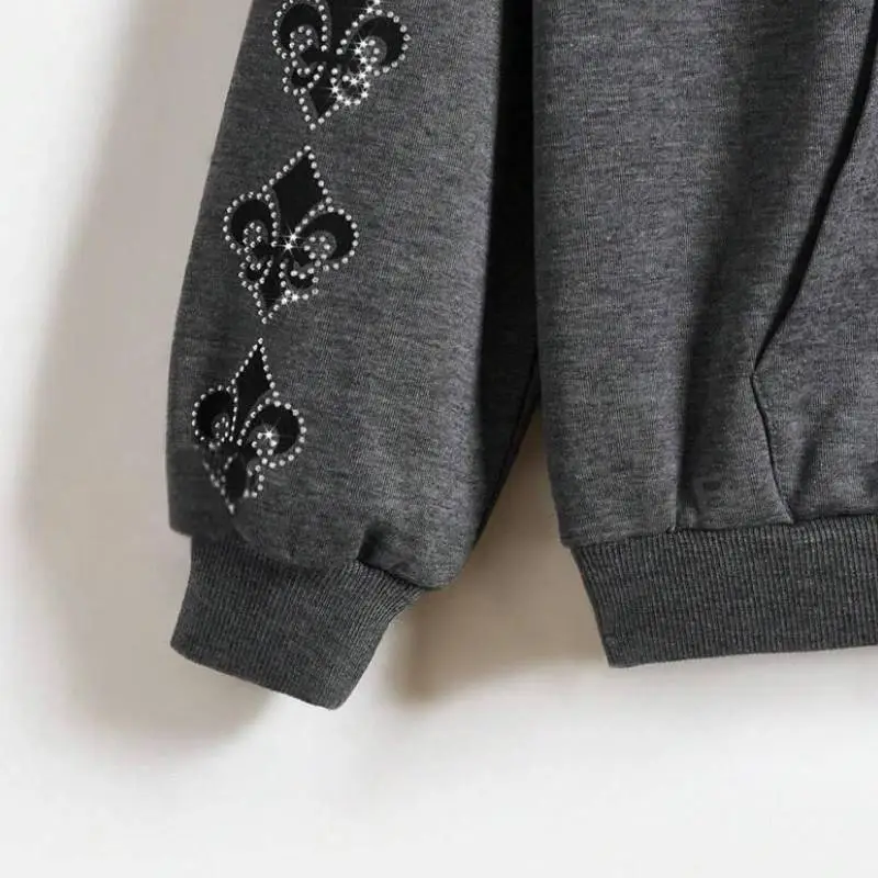 Fashionable Long Sleeve Zipper Sweatshirt-4
