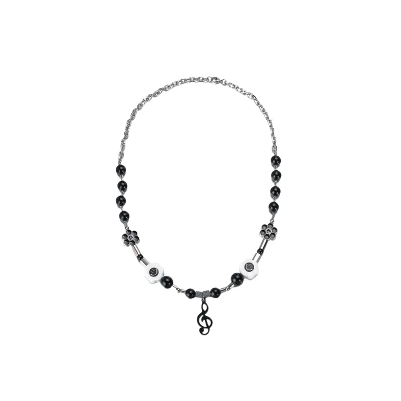Trendy Smiley Face Necklace-0