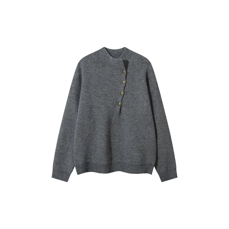 Basics Simple Polar Fleece Sweater-4