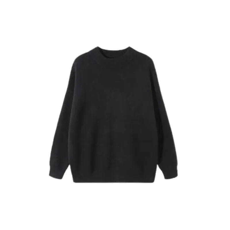Fashionable Plain Polyester Sweater-0