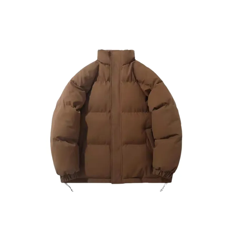 Simple Loose Polyester Quilted Jacket-8