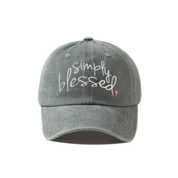 Embroidery Simple Cap