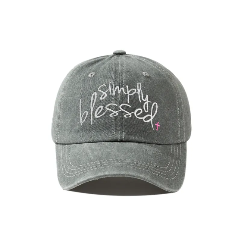 Embroidery Simple Cap-7