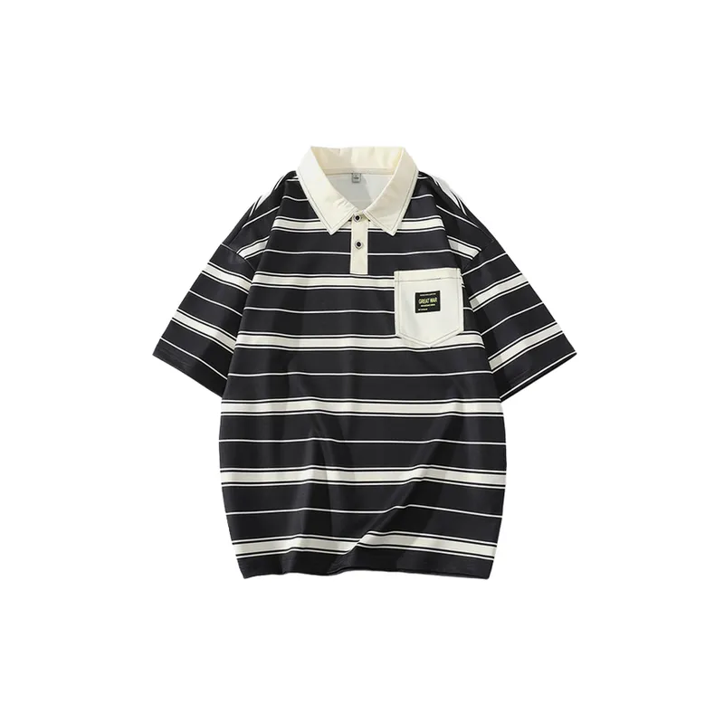 Casual Fashionable Loose Polo-1