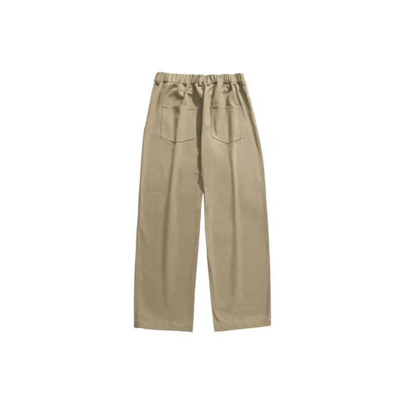 Retro Loose 100% Cotton Casual Pants-5