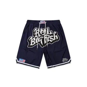 Trendy Brand Loose Hip Hop Graffiti Mesh Shorts