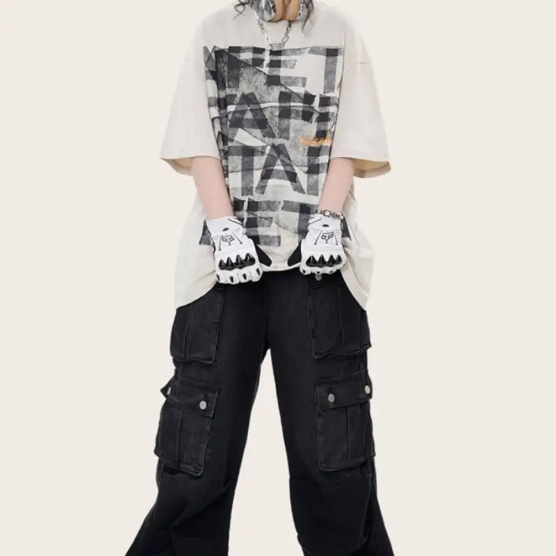Casual Loose Combed Cotton T-Shirt-3