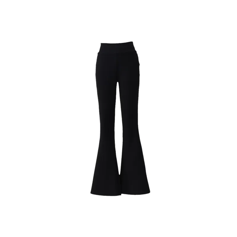 Simple Sporty Cotton Casual Pants Women-3
