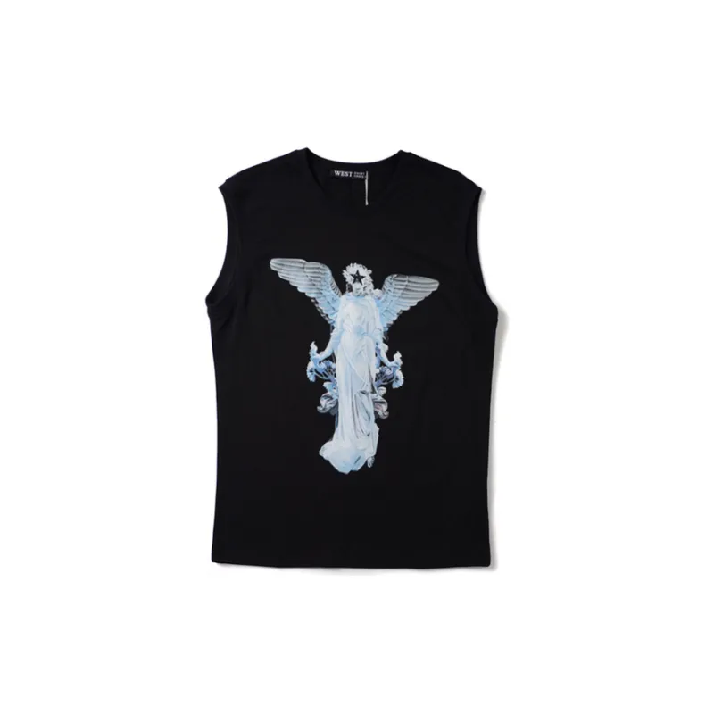 Statue Of Liberty Print Vest-0