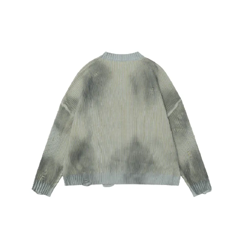 Loose Ripped Sweater-7