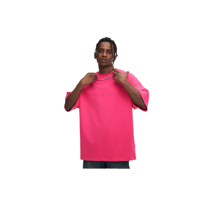 Casual Plain Cotton T Shirt Unisex-1