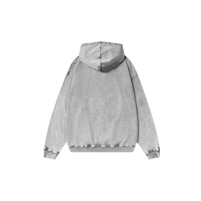 Retro Batik Wash Water Old Hoodie-5