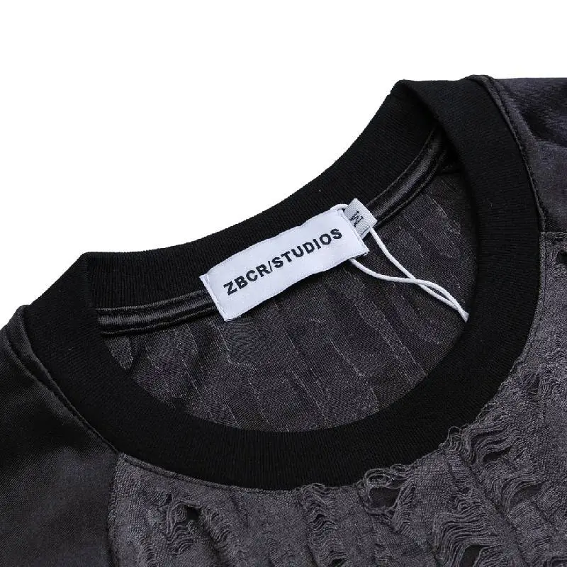 Retro Loose Polyester T Shirt-2